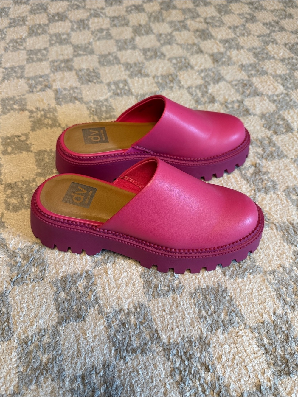 Dolce Vita Hot Pink Lexy Lug Clog